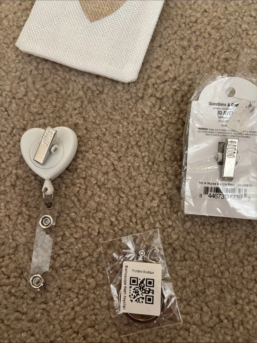 Nurse clips key holders